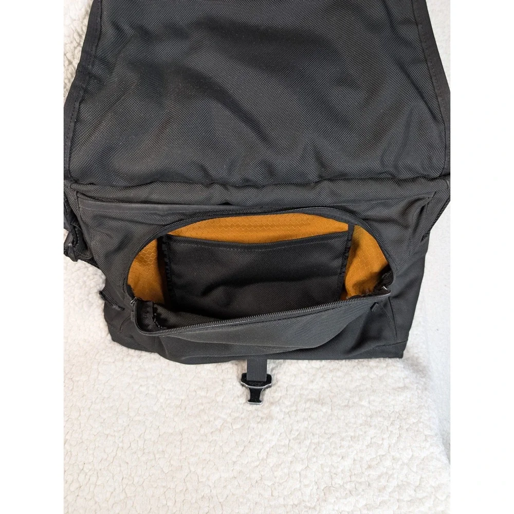 Waterfield Cargo Laptop Bag Messenger Black Checkered Made in USA San Francisco